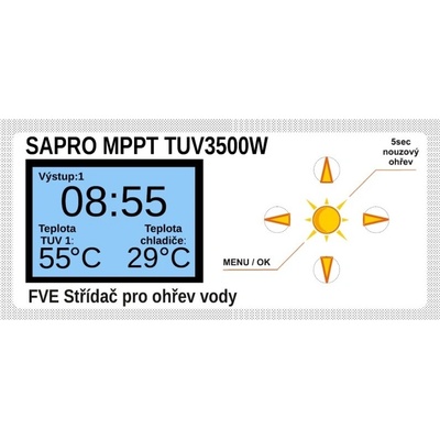 Sapro FVE MPPT Eco Smart Wi-Fi FVETUV3500W – Zboží Dáma