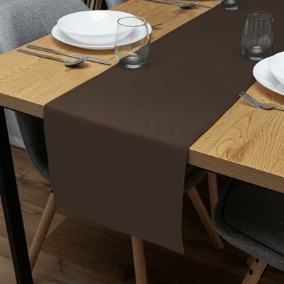 Biante běhoun Rongo RG-015 Tmavě hnědý 45x140 cm