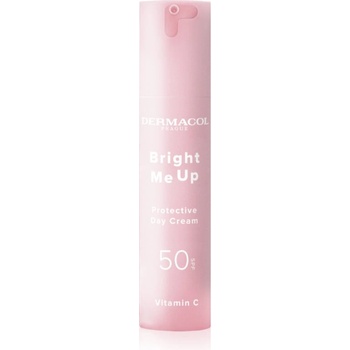 Dermacol Bright Me Up Protective Day Cream дневен предпазващ крем с витамин С SPF 50 50ml
