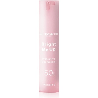 Dermacol Bright Me Up Protective Day Cream дневен предпазващ крем с витамин С SPF 50 50ml