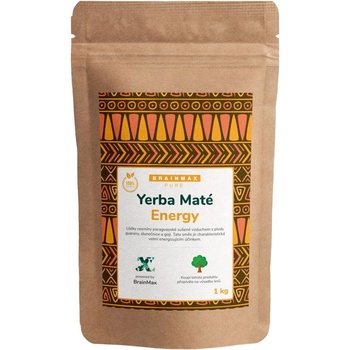BrainMax Pure Organic Yerba Maté Energy 1000 g