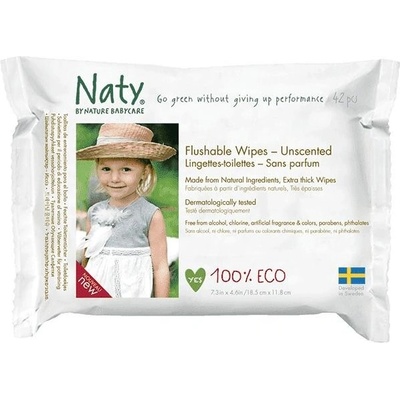 Naty Nature Babycare Obrúsky vlhčené toaletné Eco 42 ks
