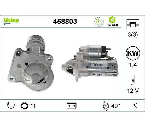 Startér VALEO 458803