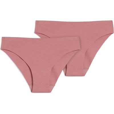 Puma Dámske nohavičky Invisible Cotton Briefs 2P ružová