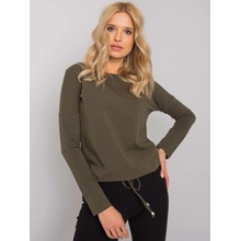 DÁMSKE TRIČKO NA ZAVIAZANIE V PÁSE RV BZ 5122.02P KHAKI