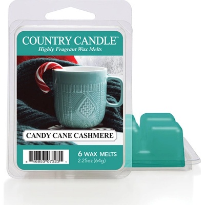 Country Candle Candy Cane Cashmere Vonný Vosk 64 g