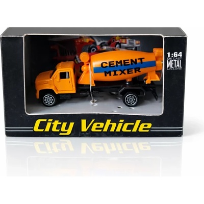 Метален камион бетоновоз 1: 64 City Vehicle