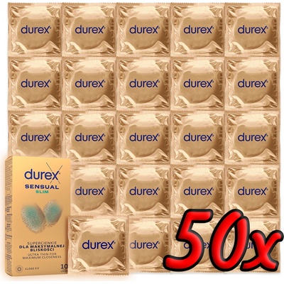 Durex Sensual Slim 50 ks