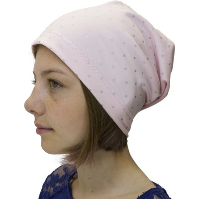 Fantom čepice úpletová růžová přepadlá