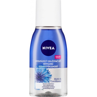 Nivea Caring Eye Make-Up Remover dvoufázový odličovač očí a voděodolného make-upu 125 ml – Hledejceny.cz