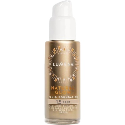 Lumene Natural Glow Озаряващ фон дьо тен, 1.5 Fair, SPF20, 30 ml