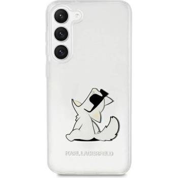 Image 1 of KARL LAGERFELD Гръб Karl Lagerfeld PC/TPU Choupette Eat Case за Samsung Galaxy S23 - Прозрачен