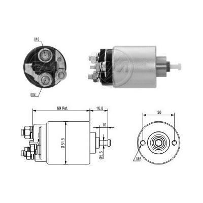 Spínač startéru Ford 5S4T-11000-AA, YS4U11000AA