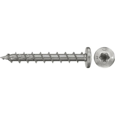 Fischer 574104 šrouby do dřevotřísky 6 mm 40 mm TX Nerezová ocel 100 ks