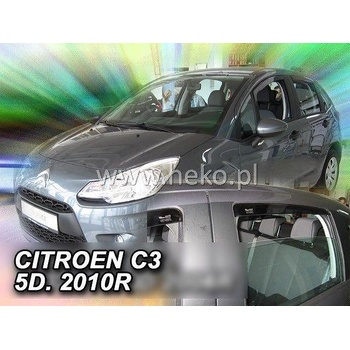 HEKO Ветробрани за citroen c3 ii (2009-2017) 5 врати - 4бр. предни и задни (12249)