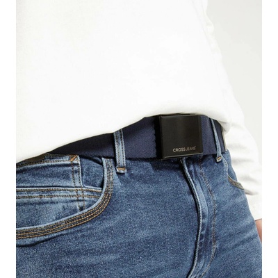 Cross Jeans BELT pánský opasek 0560K-001 Navy