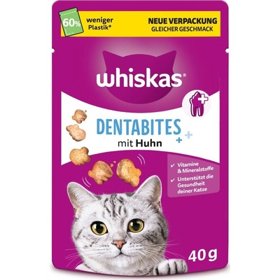 Whiskas Dentabites s kuřecím 6 x 40 g