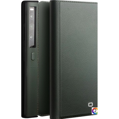 Huawei Mate Xs 2 QIALINO Magnetic Wallet Кожен Калъф и Протектор