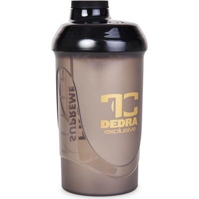 SHAKER | šroubovací víko i náustek na pití + míchací sítko | PROTEIN SUPREME, 600 ml
