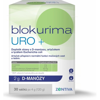 Blokurima URO+ 2g d-manózy 30 sáčků
