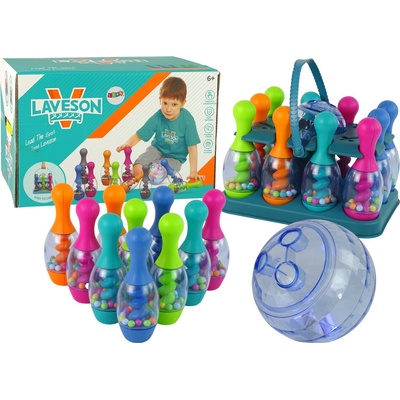 Lean Toys Arkádová bowlingová hra se světelnou koulí