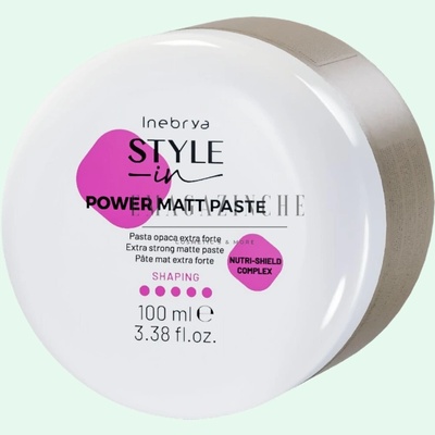 Inebrya Матираща дефинираща паста 100 мл. Style-In Power Matt Paste (0287477)