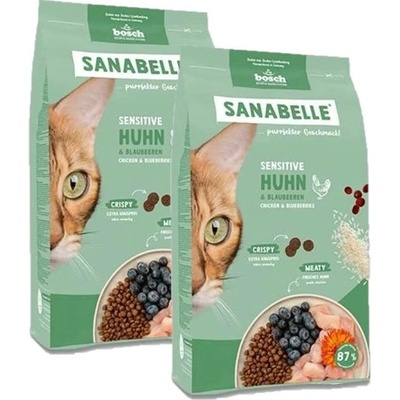 BOSCH Sanabelle Sensitive Kuřecí 2 x 8 kg