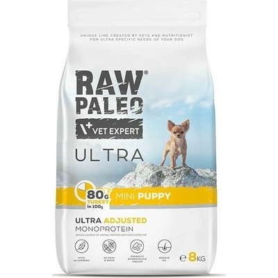 Vetexpert Raw Paleo Ultra Turkey Puppy Mini 8 kg