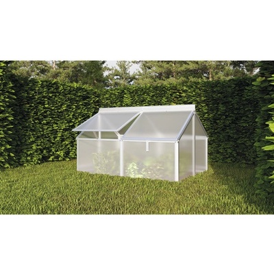 Vitavia Gaia Jumbo polykarbonát 4 mm 119 x 83 x 38/72 cm stříbrné