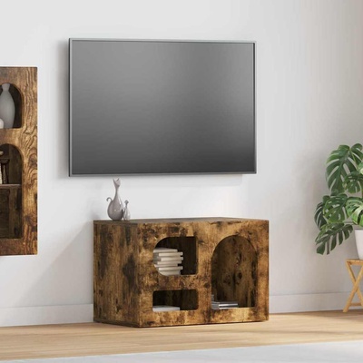 vidaXL ТВ шкаф ELST 60 x 35 x 40 см Димян дъб Инженерна дървесина (891289)