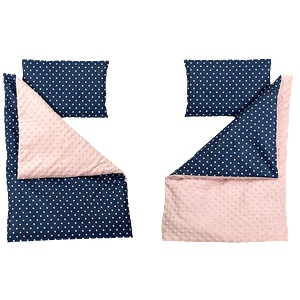  Бебешки спален комплект Minky 4 части 70 х 50 см 64234-D6