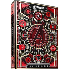 Theory11 Avengers: Infinity Saga Marvel hrací karty superhrdinů Červená