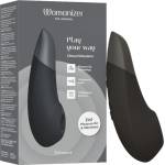 Womanizer Enhance 2в1 въздушно-вълнов стимулатор за клитор + вибратор (черен)