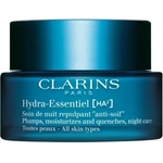 Clarins Hydra-Essentiel Night Cream All Skin Types нощна хидратираща и изпълваща кожата грижа за жени 50 мл