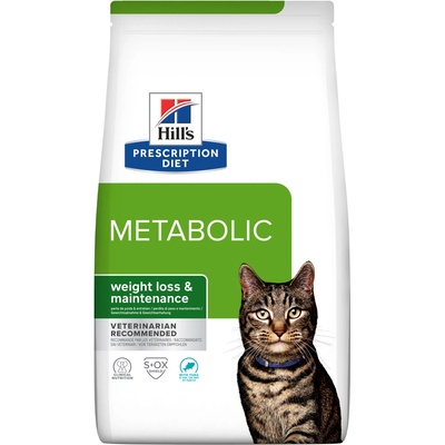 Hill's Prescription Diet Metabolic Regulácia hmotnosti pre mačky tuniak 3 kg