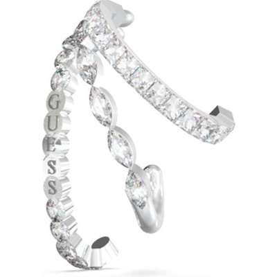 Guess Originálne single trblietavá náušnice Crazy Earrings JUBE03296JWRHT