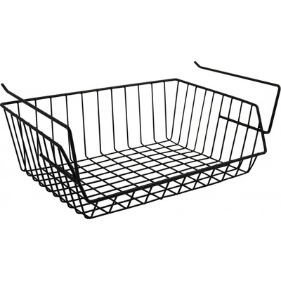 MSV závěsný košík, černý, ocel, 40 x 27 x 17,5 cm 612MSV
