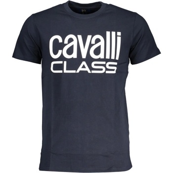 Cavalli class Мъжка тениска с къс ръкав cavalli class, Цвят Синьо (qxt62qjd060_bl04926)