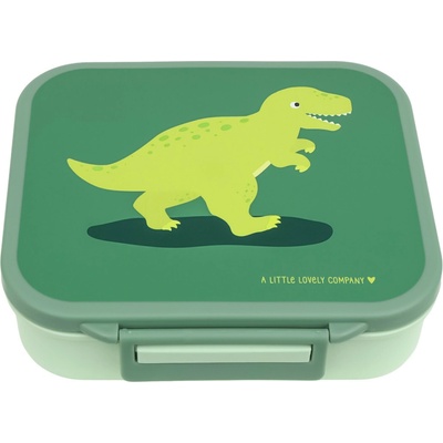 A Little Lovely Company škatuľka na desiatu s priehradkami dinosaurus