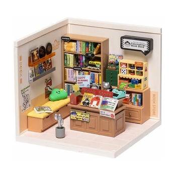 Robotime miniatúra domčeka Fascinujúce kníhkupectvo
