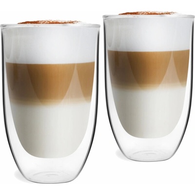 Design Vialli 2 vysokých dvoustěnných termo sklenic Amo 27831 350 ml