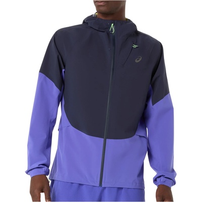 Asics Мъжко яке за бягане Asics Metarun Legend Jacket Running jacket - Midnight / Cobalt Burst / Illuminate Green (028-0826-0114)