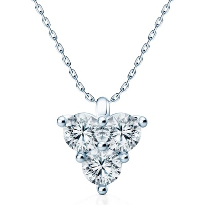 SAVICKI Колие Fairytale: бяло злато, диаманти