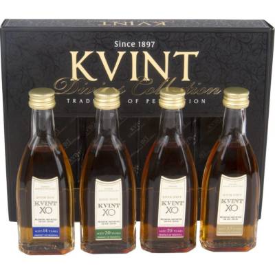 Kvint brandy 14y-33y 40% 4 x 0,05 l (set)