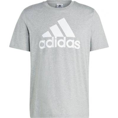 adidas T-shirt Essentials Single Jersey Big Logo T-shirt IC9350 Šedá