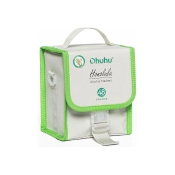 Ohuhu Алкохолни маркери двувърхи Honolulu Mid Tone 48 цвята & 1 Blender