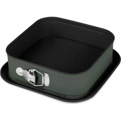 Berlingerhaus Forma na dort hranatá s titanovým povrchem 28x28cm Matte Green Collection BH-8668