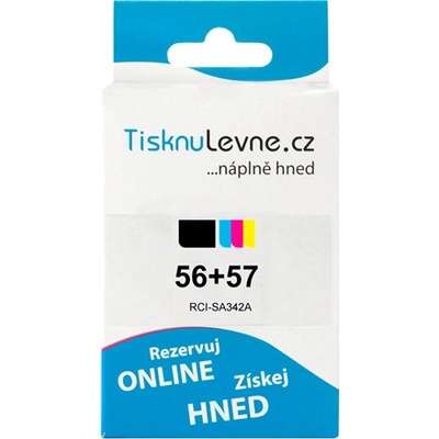 TisknuLevne.cz HP - Multi Pack pro č.56+57 SA342A (č.56+č.57) (Černá a barevná) - Kompatibilní