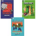 Minecraft Тетрадка A4 Minecraft Jolly 50 листа, 3 вида, Асортимент (72531)