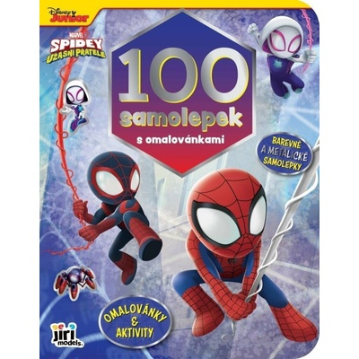 100 samolepek s omalovánkami Spidey 3873-1